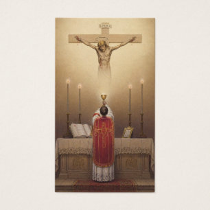 Traditioneller katholischer Priester Gebet Religiö