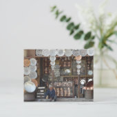 Traditioneller Laden in Isfahan Postkarte (Stehend Vorderseite)