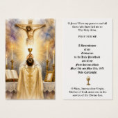 Traditioneller lateinischer Messe Priester Euchari (Vorne & Hinten)