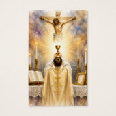 Traditioneller lateinischer Messe Priester Euchari (Vorderseite)