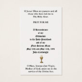 Traditioneller lateinischer Messe Priester Euchari (Rückseite)