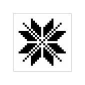 Traditioneller Lettischer Ostsee Nordischer Sterne Gummistempel (Prägung)