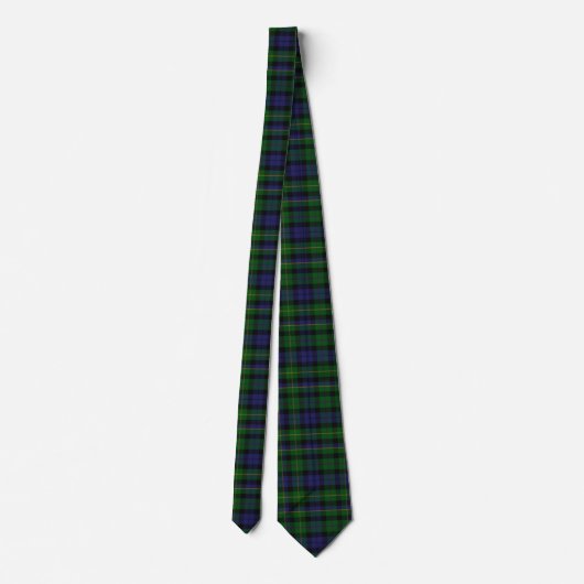 Traditioneller MacBride Tartan-karierte Krawatte (Rückseite)