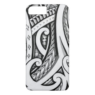 Traditioneller Maori- Arttätowierungsentwurf iPhone 8 Plus/7 Plus Hülle