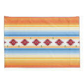 Traditioneller Mexikaner Serape umfassendes Muster Kissenbezug (Rückseite-Rechts)