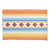 Traditioneller Mexikaner Serape umfassendes Muster Kissenbezug (Vorderseite-Links)