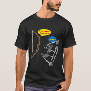 Traditioneller moderner Bogenschießsport T-Shirt