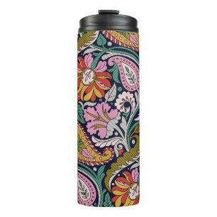 Traditioneller Mughal Allover Designart,asian,Back Thermosbecher