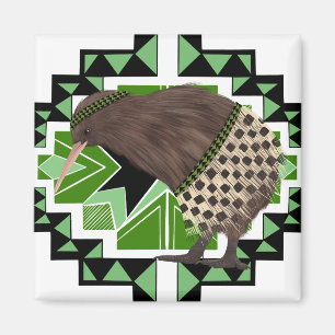 Traditioneller neuseeländischer Vogel- Kiwi Bird Magnet
