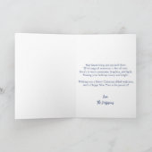 Traditioneller Niedlicher Weihnachtsmann Wir wünsc Karte (Innenseite)