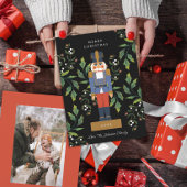 Traditioneller Nutcracker Feiertagskarte