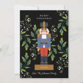 Traditioneller Nutcracker Feiertagskarte (Vorderseite)