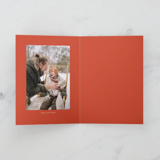 Traditioneller Nutcracker Feiertagskarte (Innenseite)