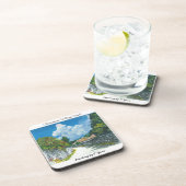 Traditioneller Okinawan Dorf-Malerei-Untersetzer Untersetzer (Rechte Seite)