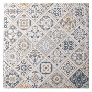 Traditioneller Ornament Portugiesisch und Spanisch Fliese