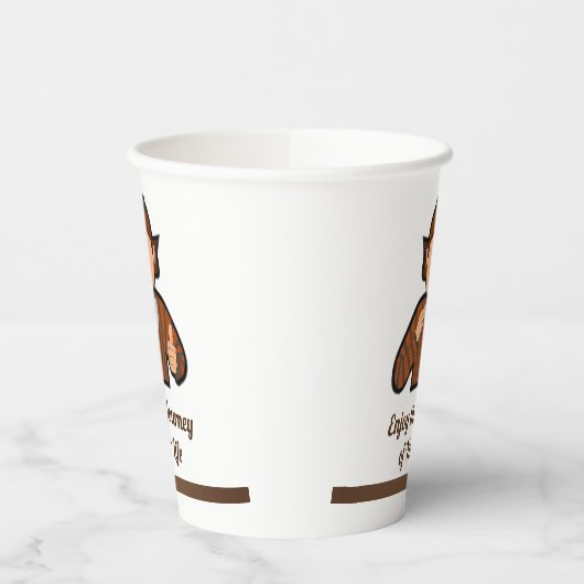 Traditioneller Papierbecher (Links)