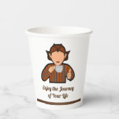 Traditioneller Papierbecher (Vorderseite)