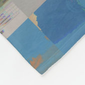 Traditioneller Patchwork Geometrischer Hausschmuck Fleecedecke (Ecke)