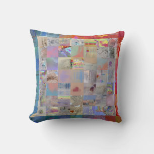 Traditioneller Patchwork Geometrischer Hausschmuck Kissen