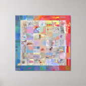 Traditioneller Patchwork Geometrischer Hausschmuck Leinwanddruck (Vorderseite)