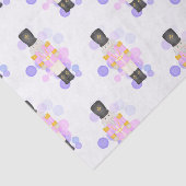 Traditioneller Pink & Lilac Weihnachtscrecker Seidenpapier (Ausschnitt)