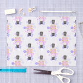 Traditioneller Pink & Lilac Weihnachtscrecker Seidenpapier (Handwerk)