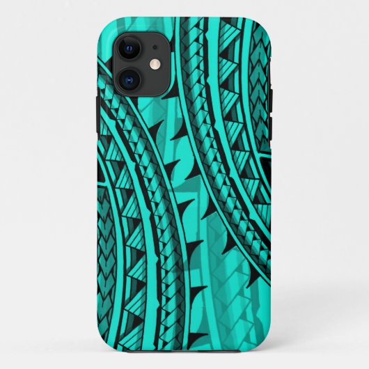 Traditioneller polynesischer Stammes- Case-Mate iPhone Hülle (Rückseite)
