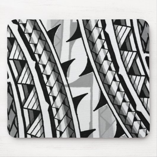 Traditioneller polynesischer Stammes- Mousepad (Vorne)