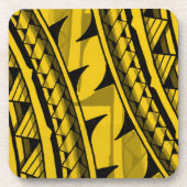 Traditioneller polynesischer Stammes- Untersetzer (Vorderseite)