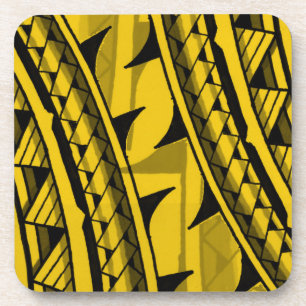 Traditioneller polynesischer Stammes- Untersetzer