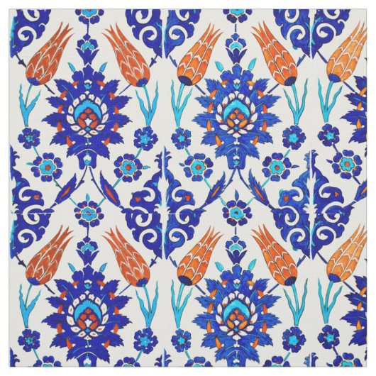 Traditioneller Portugiese Azulejo Stoff (Muster)