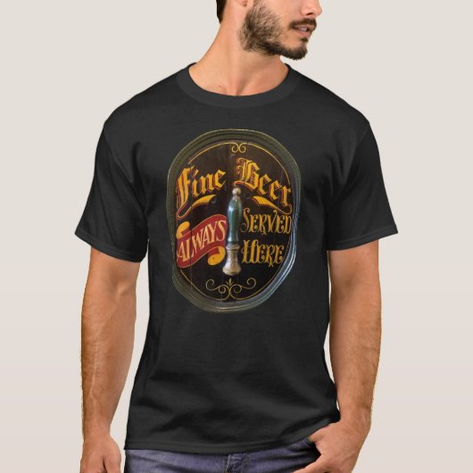 Traditioneller Pub-Bier-T - Shirt (Vorderseite)