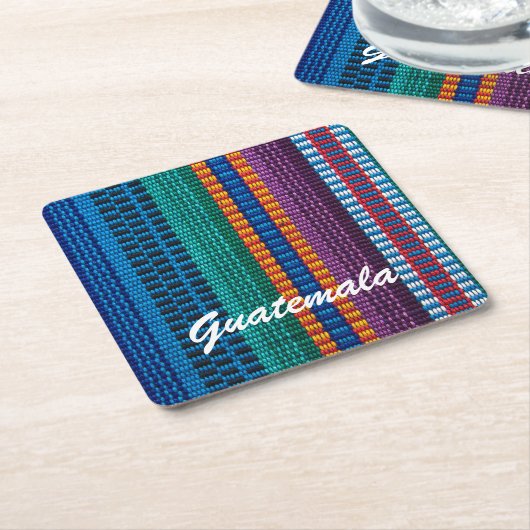 Traditioneller Rechteckiger Pappuntersetzer (angewinkelt)