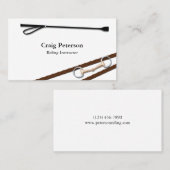 Traditioneller Reittier im englischen Stil Visitenkarte (Vorne/Hinten)