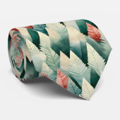 Traditioneller Rotgrüner Wasserfarbenfroher Weihna Krawatte (Gerollt)