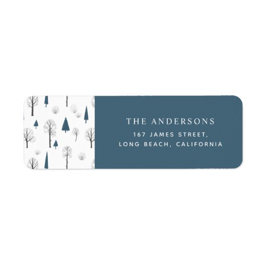 Traditioneller Rustikaler Winterbaum (Vorne)