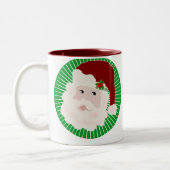 Traditioneller Santa Zweifarbige Tasse (Links)