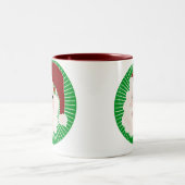 Traditioneller Santa Zweifarbige Tasse (Mittel)
