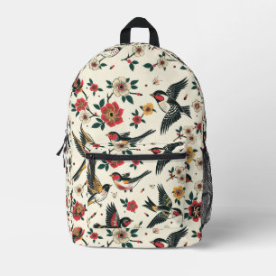 Traditioneller Schlauch Tattoo Muster Bedruckter Rucksack