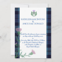 Traditioneller schottischer Tartan Border and This
