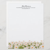 Traditioneller Schreibkopf Briefbogen (Vorne/Hinten)