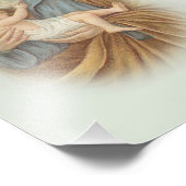 Traditioneller St. Joseph & Kind Jesus Fotodruck (Ecke)