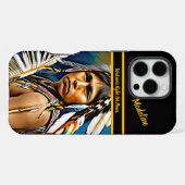 Traditioneller Stammesgeist iPhone Hülle (Rückseite (Horizontal))