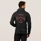 Traditioneller Stil ADD NAME Tattoo Studio Shop Hoodie (Schwarz voll)
