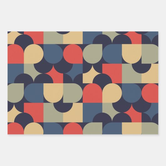 Traditioneller Stil Geschenkpapier Set (Vorderseite)