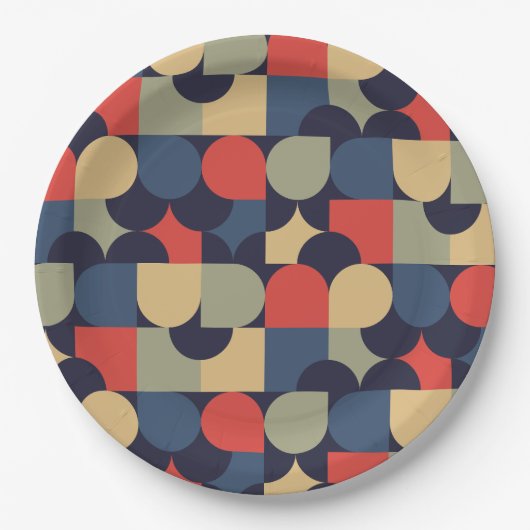 Traditioneller Stil Pappteller (Vorderseite)