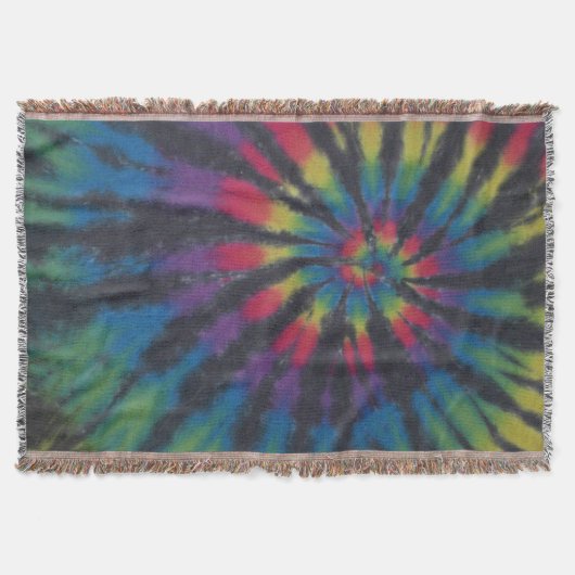 Traditioneller Swirl mit Streifen Decke (Vorderseite)