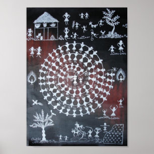 Traditioneller Taarpa Tanz Poster