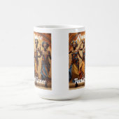 Traditioneller Tanz in der schwarzen Geschichte Af Kaffeetasse (Mittel)