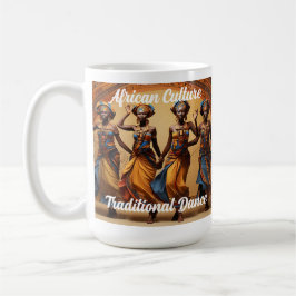 Traditioneller Tanz in der schwarzen Geschichte Af Kaffeetasse